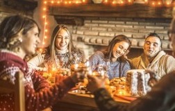 Tavola feste vini dolci