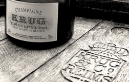krug champagne clos du mesnil bianco e nero