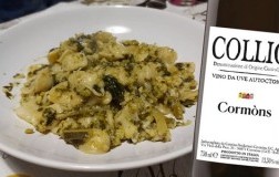 Orecchiette broccoli e Collio Bianco 2019 Cantina Produttori Cormòns