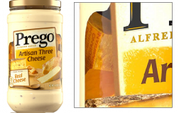 packaging del sugo pronto Prego di Campbell's