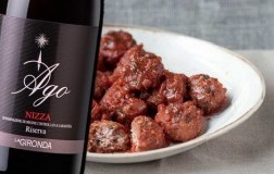 Polpette in umido e Nizza Riserva Ago 2017 La Gironda