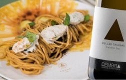 Spaghetti quadrati con zucchine e Trentino Müller Thurgau 2020 Cembra Cantina di Montagna