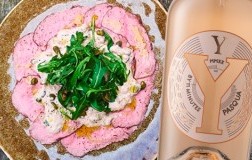 Vitello tonnato con Rosato Trevenezie Y by 11 Minutes 2020 Pasqua