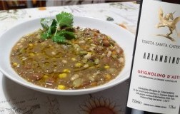 zuppa di legumi e Arlandino Santa Caterina