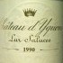 chateau d'yquem sauternes Lur Saluces 1990 etichetta