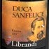 etichetta librandi ciro rosso classico superiore riserva duca sanfelice 1997