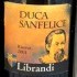 etichetta librandi ciro rosso classico superiore riserva duca sanfelice 2001