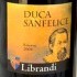 etichetta librandi ciro rosso classico superiore riserva duca sanfelice 2008