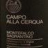 tabarrini campo alla cerqua montefalco sagrantino 2006 etichetta doctorwine