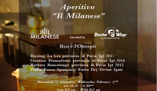 aperitivo Rosa Grand 27 febbraio milano