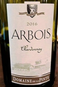 Arbois Chardonnay AOC 2016 Domaine de la Pinte