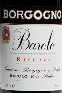 borgogno barolo riserva etichetta doctorwine