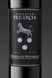 castello tricerchi brunello di montalcino vino rosso toscana etichetta