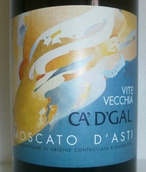 ca d gal vite vecchia moscato d'asti etichetta doctorwine