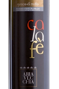 calafè greco di tufo ariavecchia etichetta doctorwine