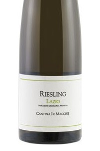 Cantina Le Macchie Rieslieng del Lazio vino bianco