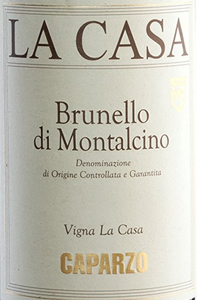 caparzo brunello di montalcino la casa etichetta