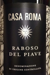 casa roma piave raboso del piave etichetta