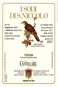 castellare di castellina i sodi di san niccolo vino rosso toscana