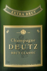 champagne deutz brut classic extra brut etichetta doctorwine