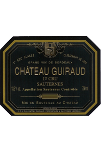 chateau guiraud 1er cru sauternes etichetta