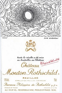 chateau muton rothshild pauillac bourdeaux francia vino rosso