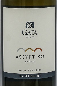 Gaia's Wines Santorini Assyrtiko Wild ferment