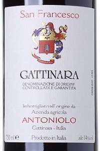 antoniolo san francesco gattinara vino rosso piemonte etichetta doctorwine