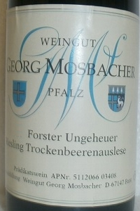 georg mosbacher Forster Ungeheuer Riesling Trockenbeerenauslese etichetta doctorwine.jpg