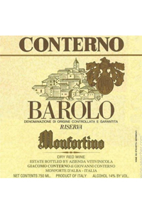 giacomo conterno barolo monfortino riserva etichetta doctorwine