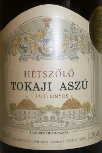 hetszolo tokaji aszu 5 puttonyos etichetta doctorwine