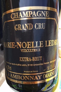Marie Noelle Ledru Champagne Ambonnay Grand Cru Extra Brut