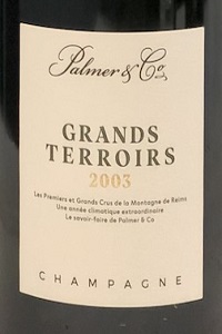 Champagne Palmer Champagne Grands Terroirs 2003