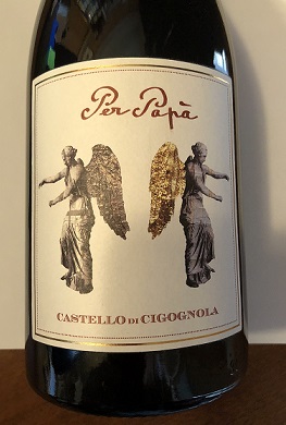 castello di cigognola per papà nebbiolo vino rosso lombardia etichetta doctorwine