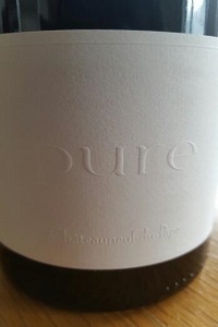 Pure chateuneuf du pape domaine la barroche etichetta