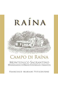 raina campo di raina montefalco sagrantino etichetta doctorwine