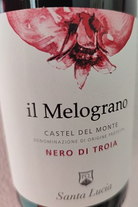 Santa Lucia Castel Del Monte Nero di Troia Il Melograno 2019