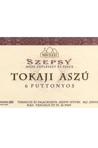 szepsy tokaji aszu 6 puttonyos etichetta doctorwine