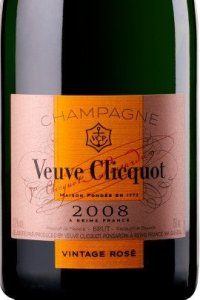 veuve clicquot vintage rose 2008 champagne