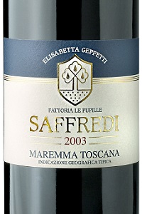 Saffredi 2000 Maremma Toscana Igt Fattoria Le Pupille  