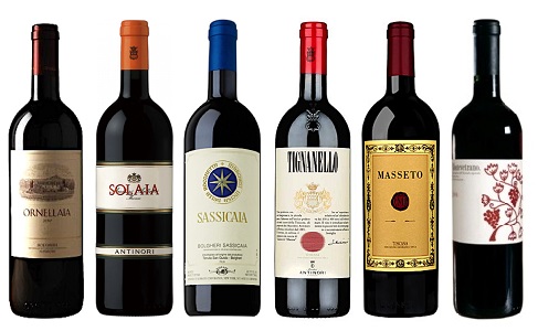 Bottiglie vini pregiati da asta