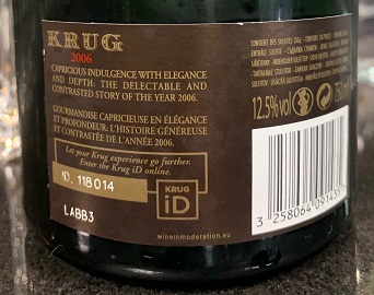 What is Krug iD?  The Unique Story of Your Bottle of Champagne